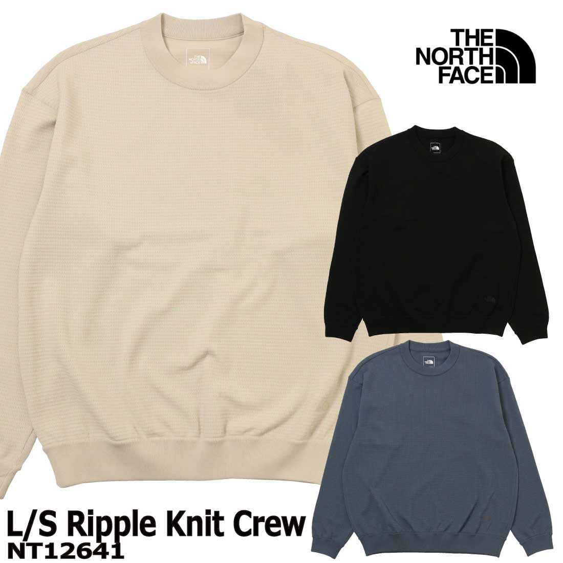 THE NORTH FACE（ザ ノースフェイス） 長袖 ニット NT12641 L/S Ripple