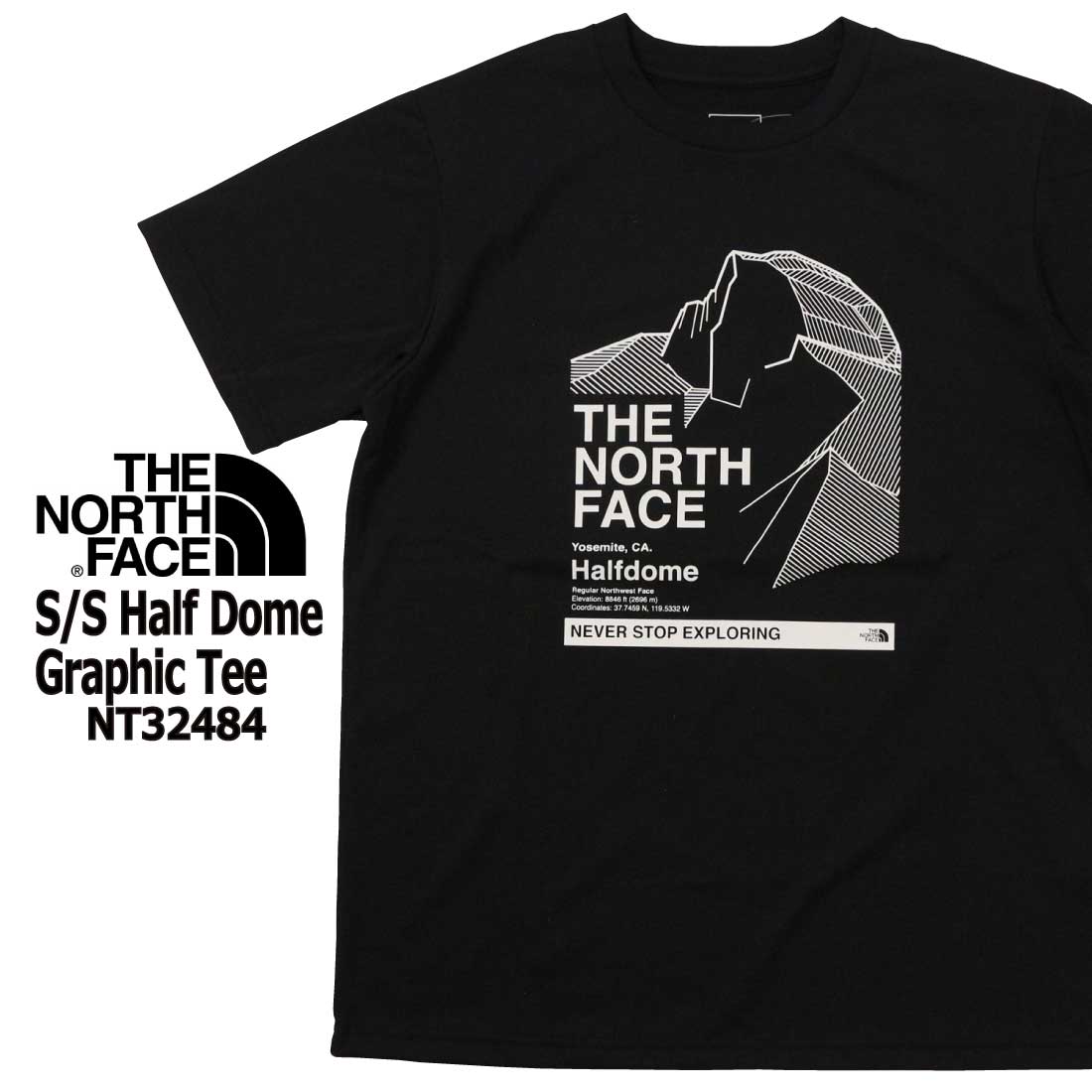 メール便 THE NORTH FACE ザ ノースフェイス 半袖 Tシャツ NT32484 ハーフド...