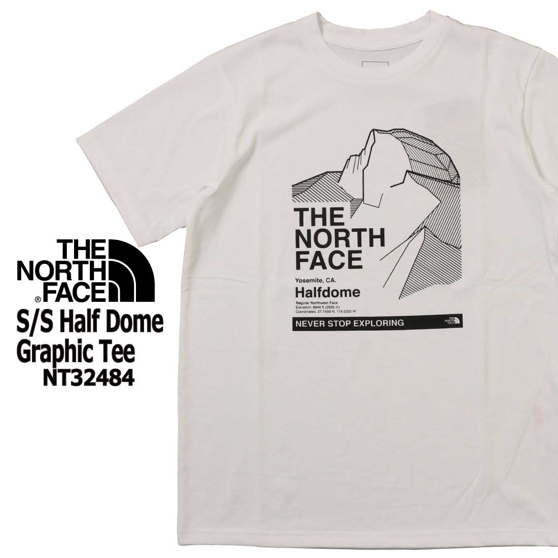 メール便 THE NORTH FACE ザ ノースフェイス 半袖 Tシャツ NT32484 ハーフド...