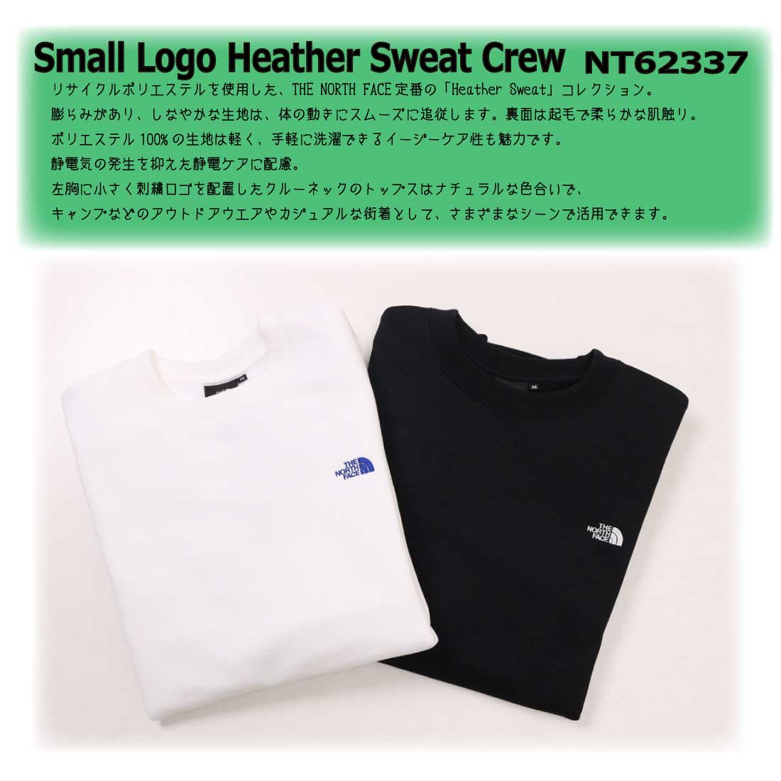 THE NORTH FACE ザ・ノース・フェイス 長袖 トレーナー NT62337