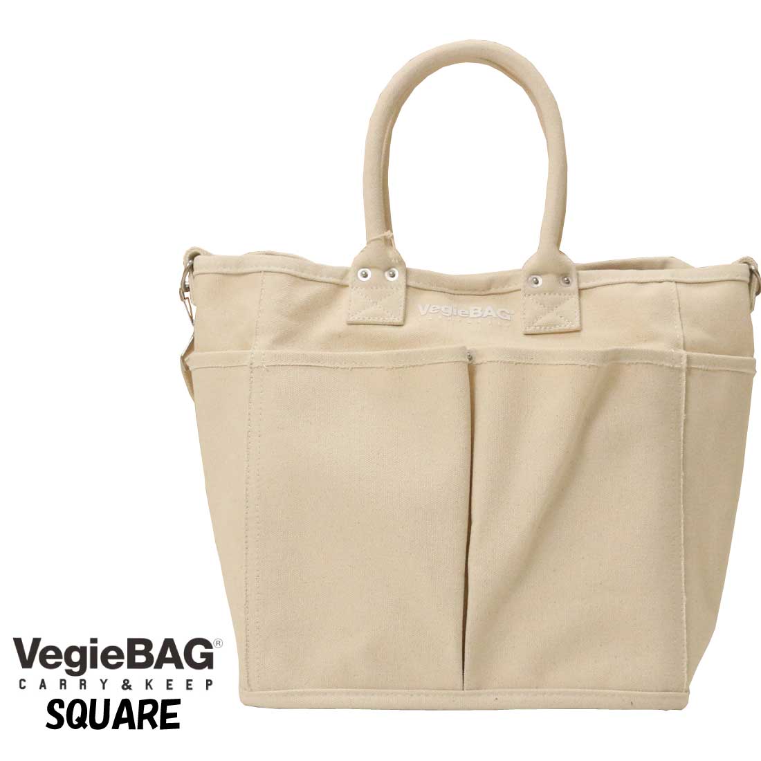 VegieBAG VegieBag ベジバッグ トートバッグ スクエア A4 エコ VegieBAG VegieBag ベジバッグ トートバッグ スクエア A4 エコ