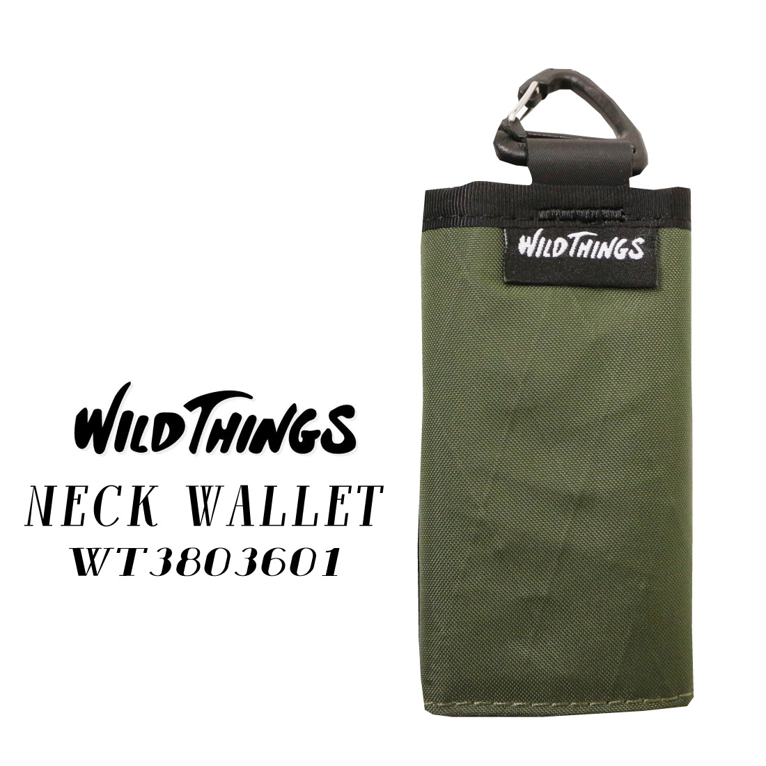 メール便発送 WILD THINGS ワイルドシングス ネックウォレット(X