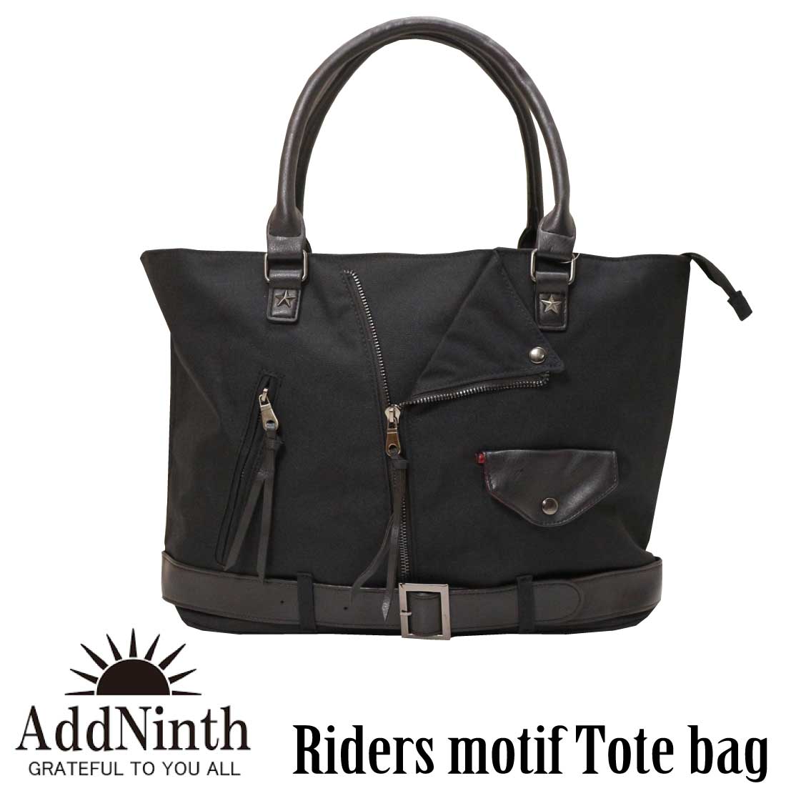Add Ninth ライダース トートバッグ YO17-331 大きい フェイク Add Ninth ライダース トートバッグ YO17-331 大きい フェイク