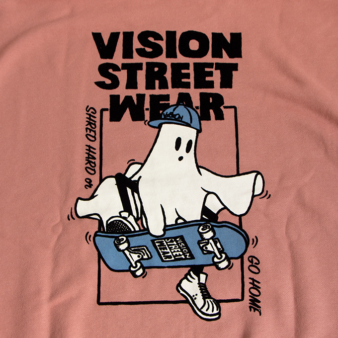 【レア】VISION STREET WEAR　スケートボード スウェット L VISION STREET WEAR ビジョンストリートウェアー スケボー刺繍