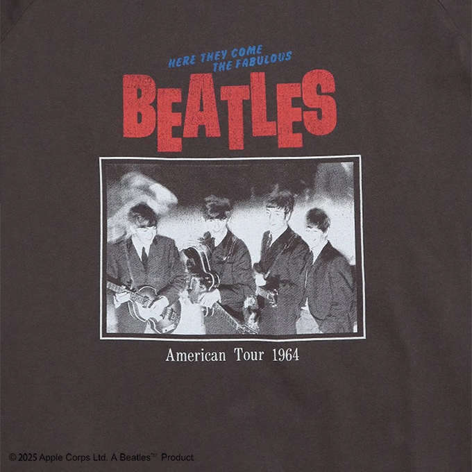 THE BEATLES ザ ビートルズ Tour Raglan Tee ツアー ラグラン Tシャツ