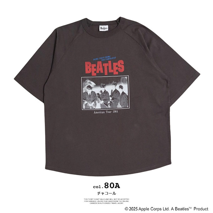 THE BEATLES ザ ビートルズ Tour Raglan Tee ツアー ラグラン Tシャツ