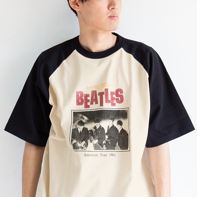 THE BEATLES ザ ビートルズ Tour Raglan Tee ツアー ラグラン Tシャツ
