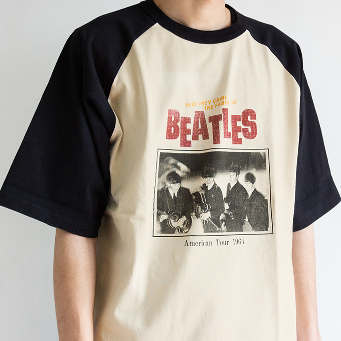 THE BEATLES ザ ビートルズ Tour Raglan Tee ツアー ラグラン Tシャツ