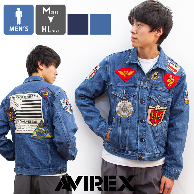 【SALE!!】 AVIREX アビレックス トップガン デニムジャケット 