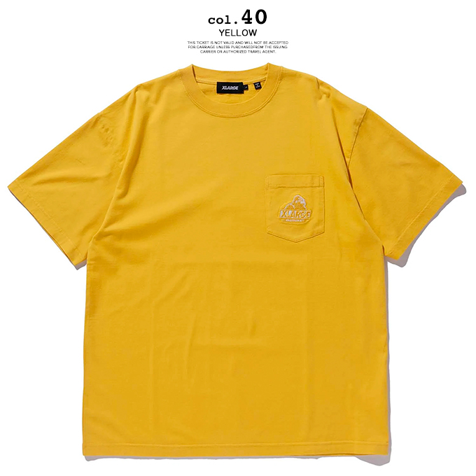 XLARGE 【 エクストララージ 】 EMBROIDERY SLANTED OG S/S