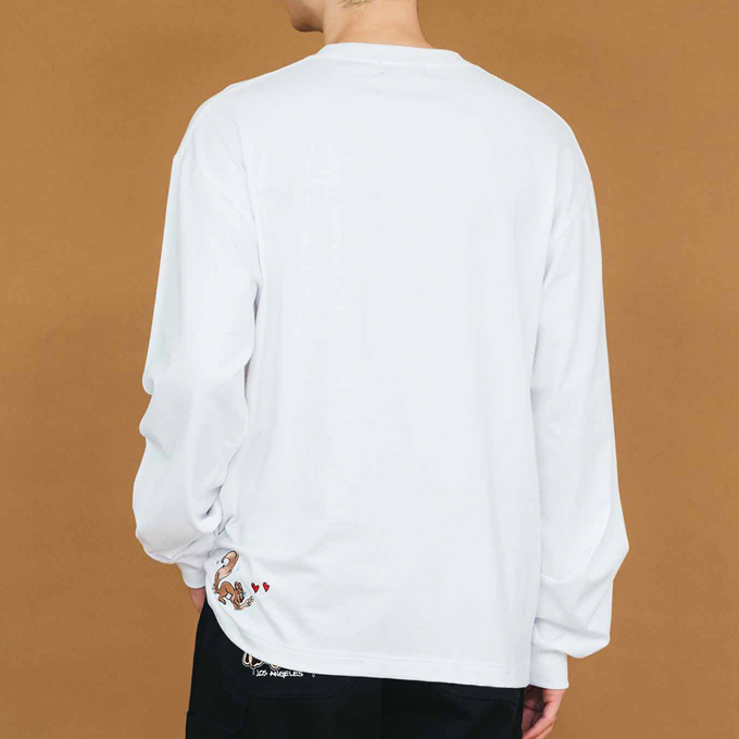 XLARGE エクストララージ TWO OF A KIND L/S TEE ラバープリント