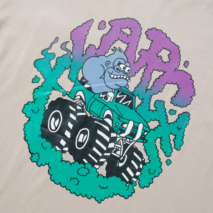 XLARGE エクストララージ 】 MONSTER TRUCK L/S POCKET TEE モンスター