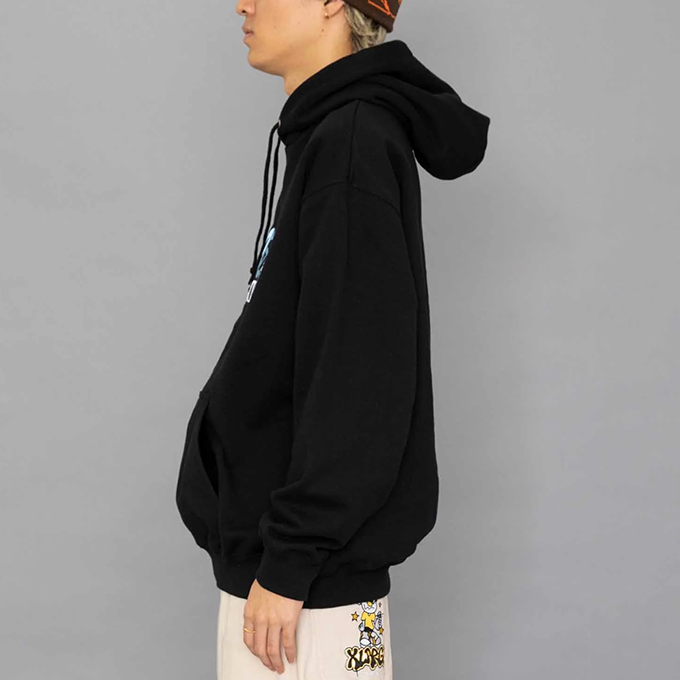 【 XLARGE エクストララージ 】 XL GRAFFITI HOODED SWEAT XLARGE グラフィティ 刺繍 パーカー  101231012002 / 23SPRING ※