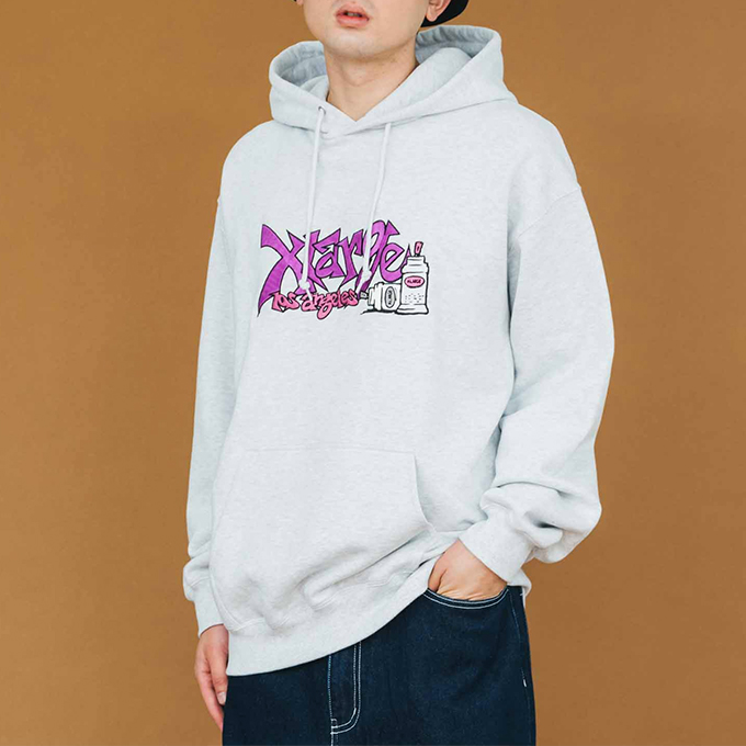 XLARGE エクストララージ 】 XL GRAFFITI HOODED SWEAT XLARGE