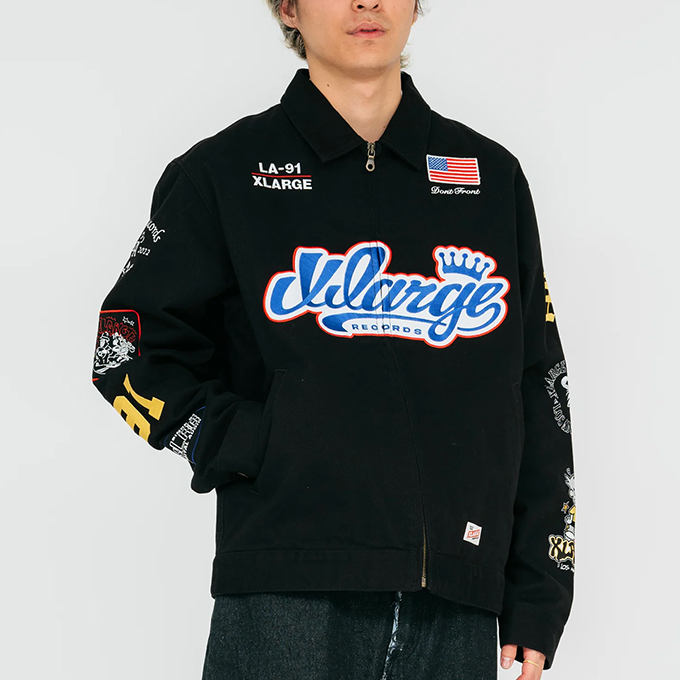 送料無料の通販 XLARGE 【 エクストララージ 】 RECORDS WORK JACKET レコード ジャケット・アウター