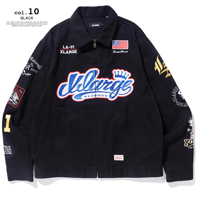 XLARGE エクストララージ レコードワーク ジャケット XLARGE 【 エクストララージ 】 RECORDS WORK JACKET レコード