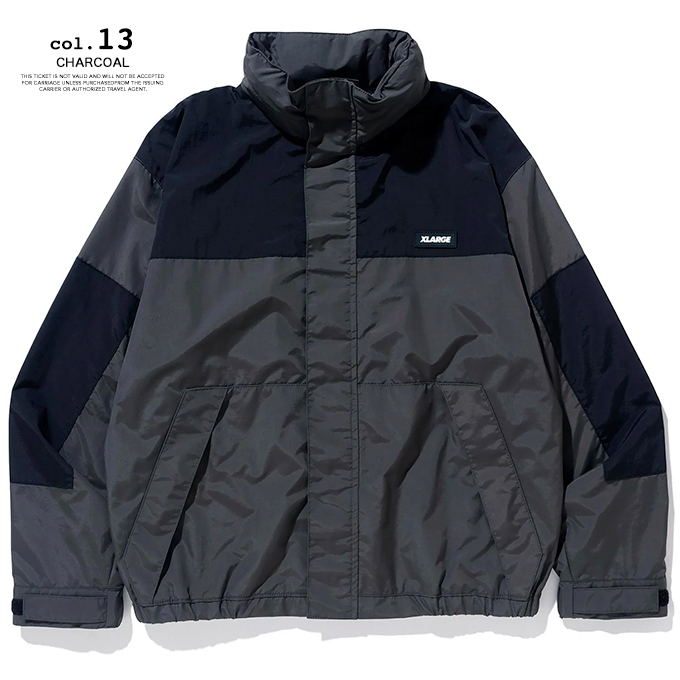 【 XLARGE エクストララージ 】 PANELED NYLON JACKET XLARGE パネル ナイロン ジャケット 101231021003  / 23SPRING ※