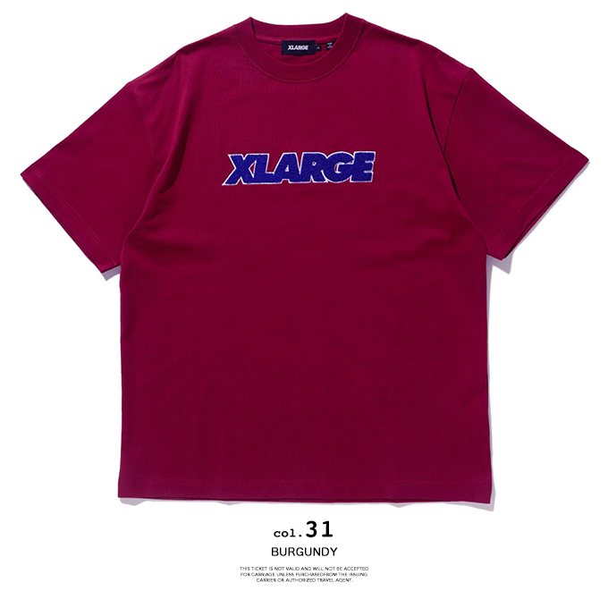 大人気 XLARGE CHENILLE STANDARD LOGO S/S TEE 刺繍ロゴ◎ 大人気 XLARGE CHENILLE STANDARD LOGO S/S TEE 刺繍ロゴ◎ (X