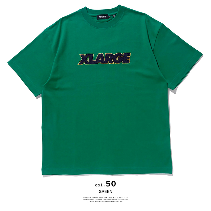 XLARGE エクストララージ CHENILLE STANDARD LOGO S/S TEE