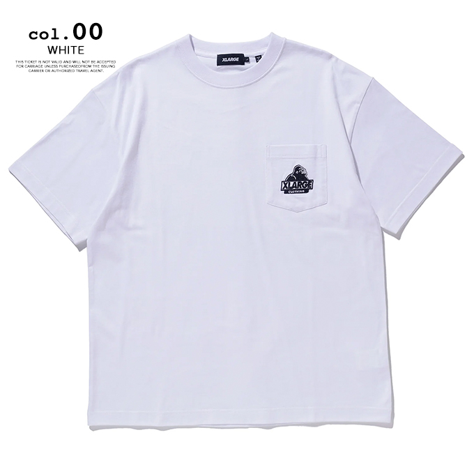 大人気 XLARGE SLANTED OG S/S POCKET TEE 左胸ポケットの刺繍◎ 大人気 XLARGE SLANTED OG S/S POCKET TEE 左胸ポケットの刺繍