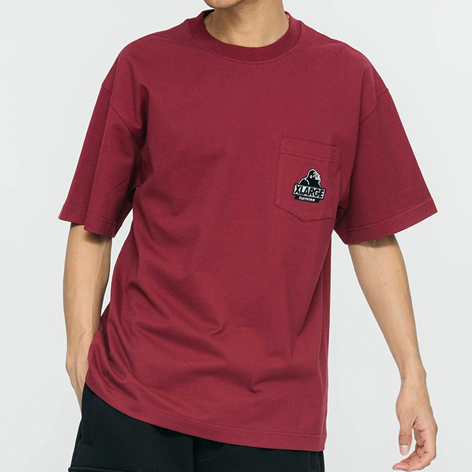 XLARGE エクストララージ EMBROIDERED SLANTED OG S/S POCKET