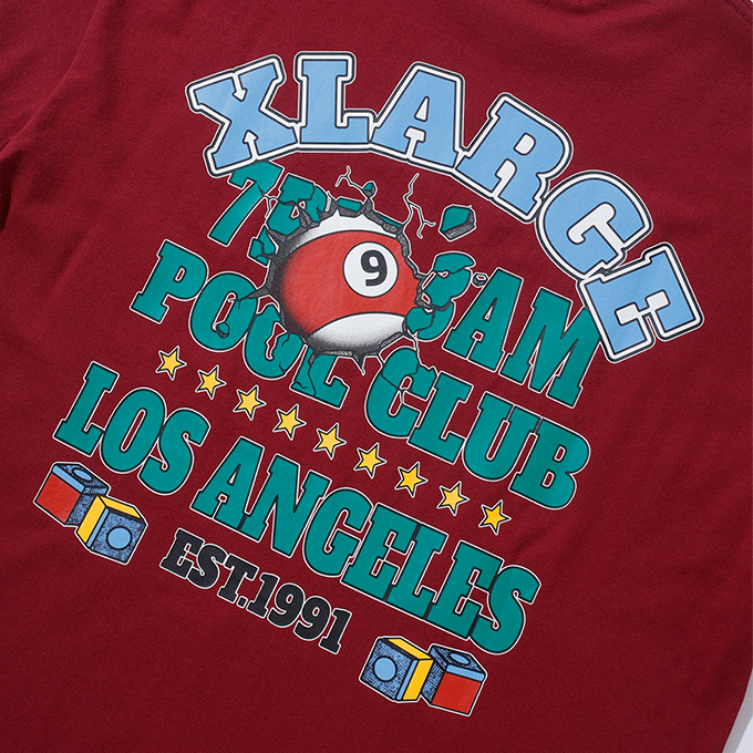 XLARGE（エクストラ ラージ） XL POOL CLUB S/S TEE XLARGE XL プール