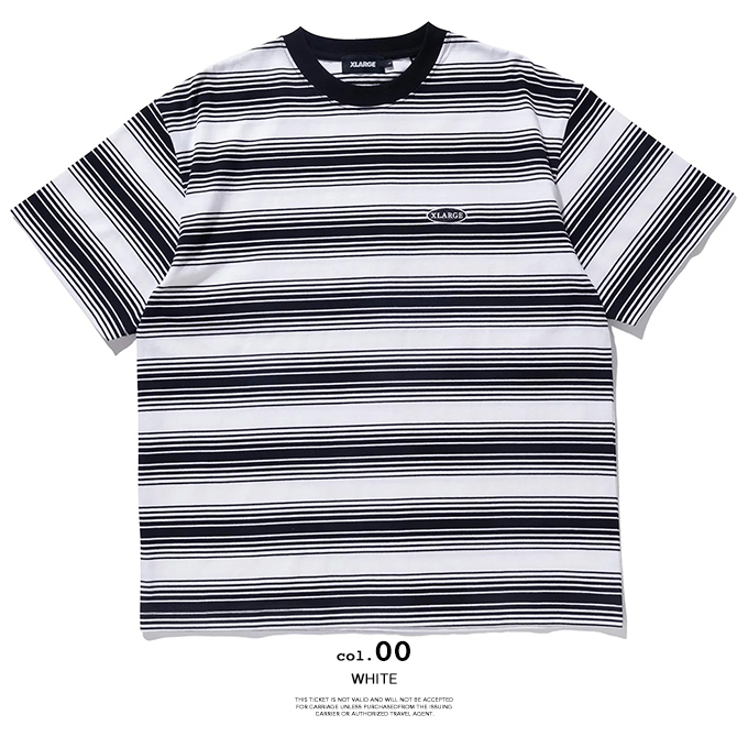 XLARGE Tシャツ ボーダー（メンズ半袖Tシャツ、カットソー