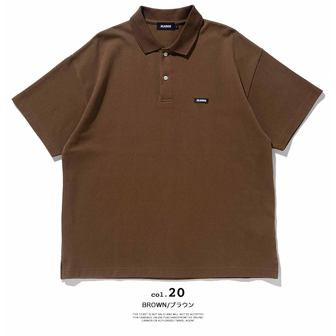 XLARGE エクストララージ STANDARD LOGO BIG POLO SHIRT