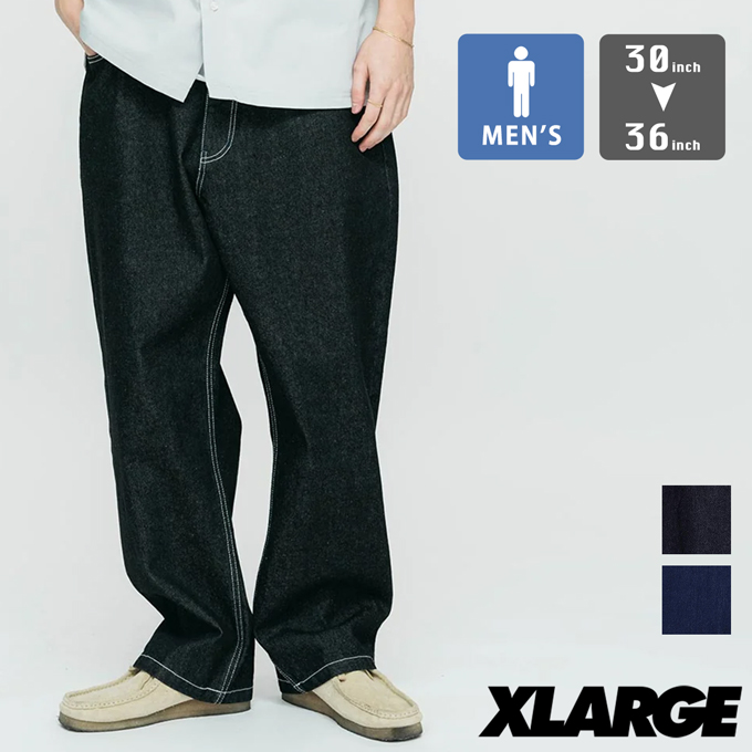 【 XLARGE エクストララージ 】 LA STITCH DENIM PANTS