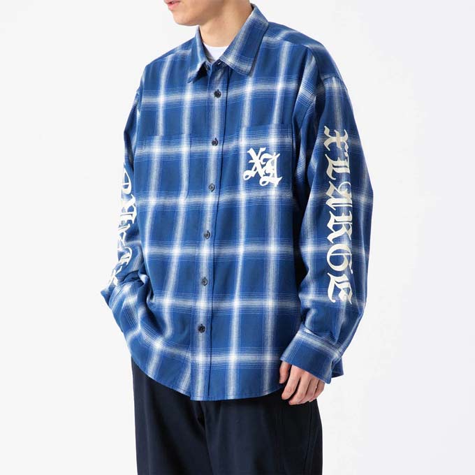 XLARGE 長袖シャツ ベージュ Lサイズ 楽天市場】XLARGE エクストララージ 長袖シャツ チェック
