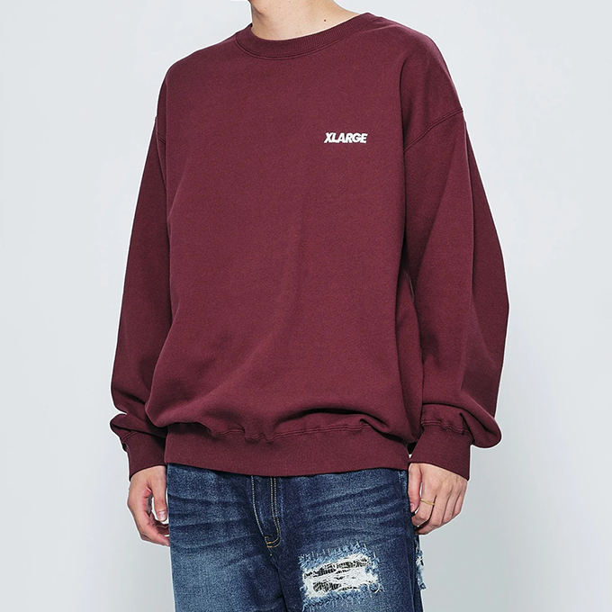 XLARGE エクストララージ CHENILLE SLANTED OG CREWNECK SWEATSHIRT