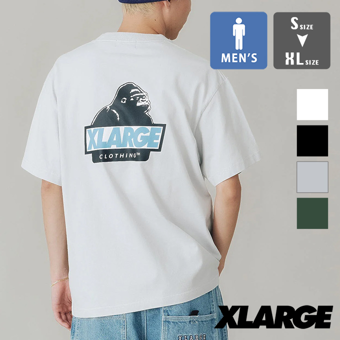 XLARGE エクストララージ SLANTED OG S/S TEE XLARGE スランテッド OGロゴ 半袖 Tシャツ 101241011022 / 2024SUMMER｜jeansstation