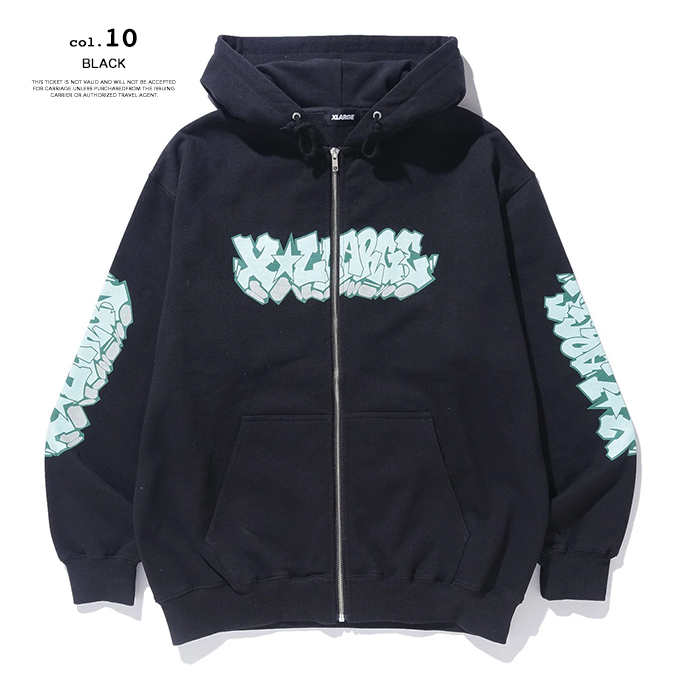 XLARGE ジップアップアウター XLARGE（エクストラ ラージ） 【 XLARGE エクストララージ 】 GRAFFITI