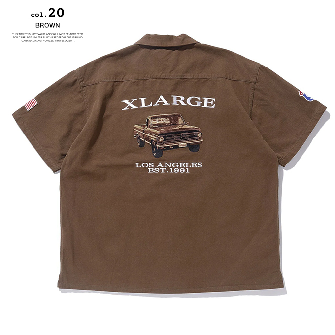 XLARGE エクストララージ OLD PICK UP TRUCK S/S WORK SHIRT