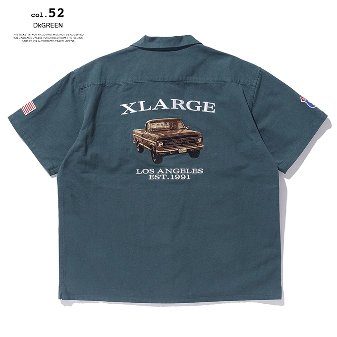 XLARGE エクストララージ OLD PICK UP TRUCK S/S WORK SHIRT