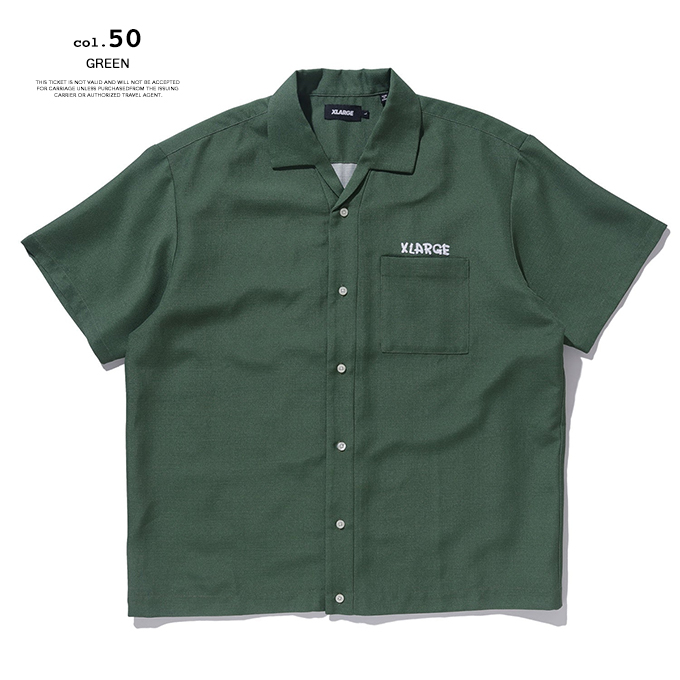 XLARGE（エクストラ ラージ） DRAWING OG S/S WORK SHIRT ドローイング