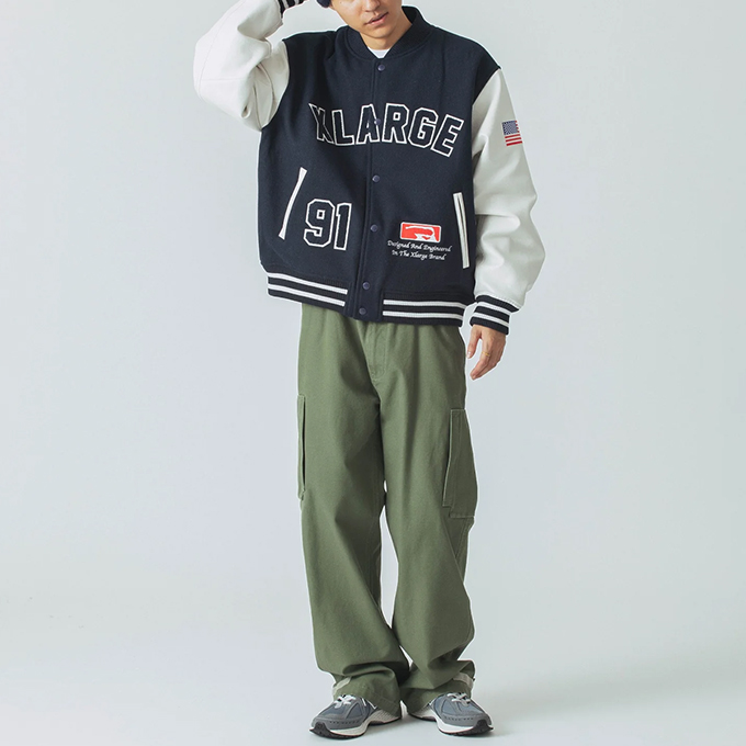 XLARGE（エクストラ ラージ） OG LOGO VARSITY JACKET OGロゴ バー