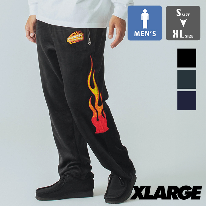 XLARGE（エクストラ ラージ） VELOUR TRACK PANTS ベロア トラック