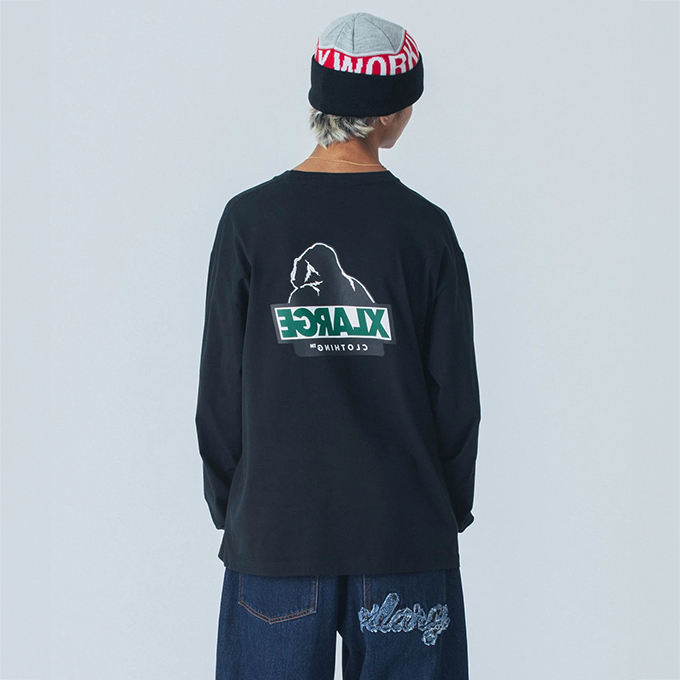 XLARGE バックサイドロゴ 長袖 Tシャツ 送料込 XLARGE バックサイドロゴ 長袖 Tシャツ 送料込 (X-Large/Tシャツ