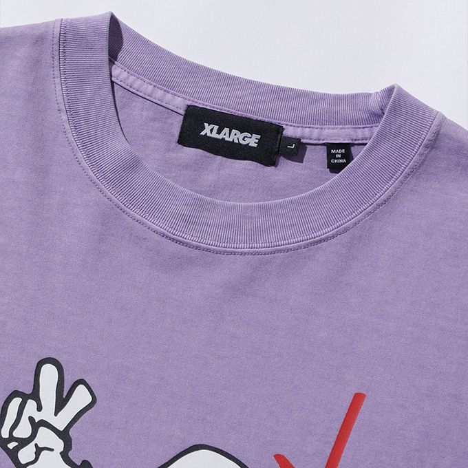 XLARGE（エクストラ ラージ） PIGMENT DYED PEACE AND FORTUNE S/S TEE