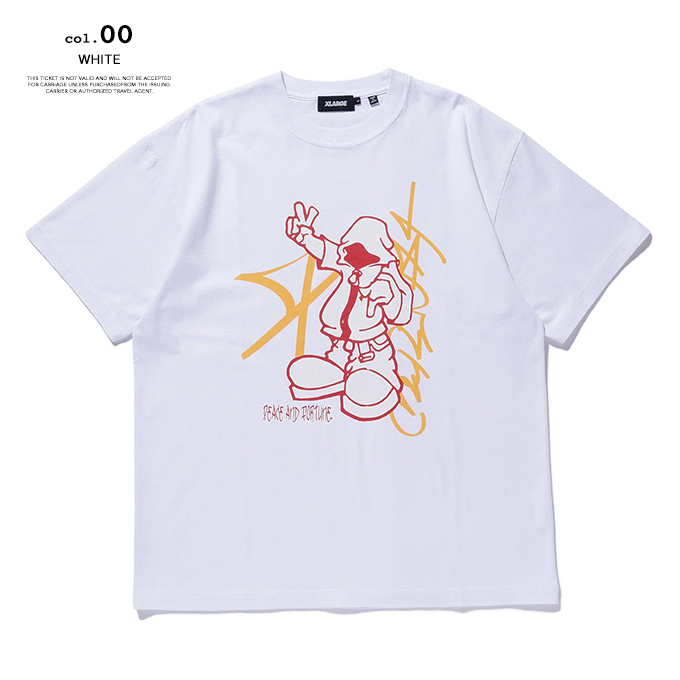 XLARGE（エクストラ ラージ） PIGMENT DYED PEACE AND FORTUNE S/S TEE