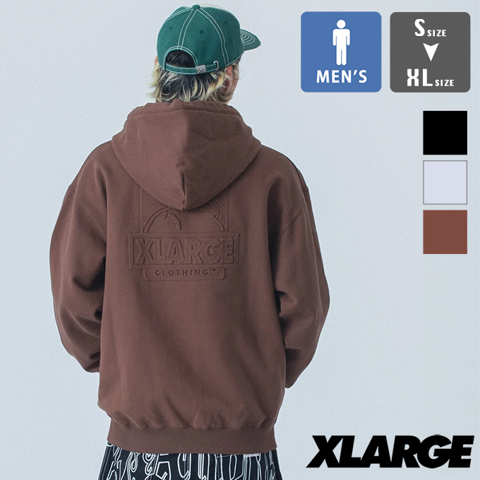 KODAK★大人気★エッセンシャル起毛フードジップアップ_2色♪ 楽天市場】【 XLARGE エクストララージ 】 EMBOSSED OG BOX ZIP