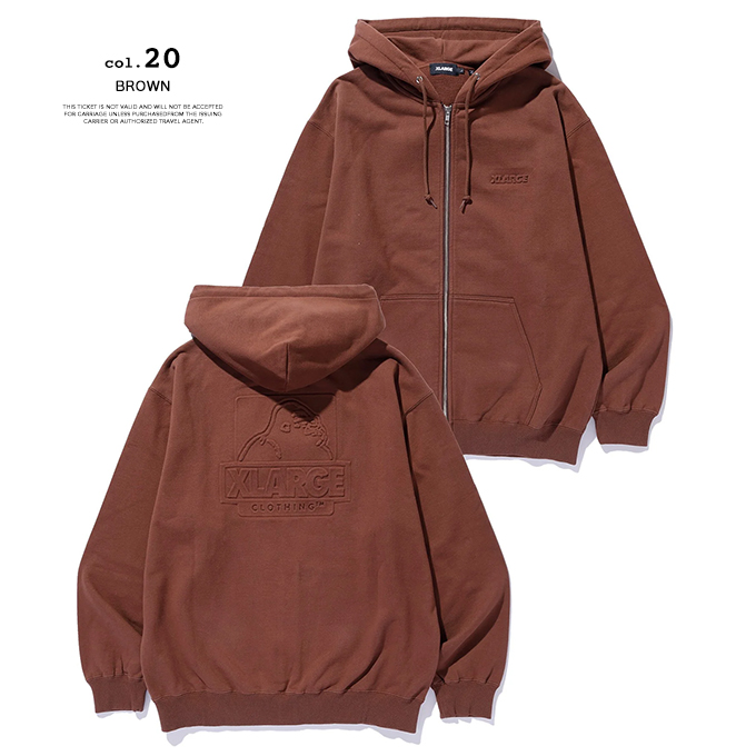 追跡有送料込 XLARGE ジップアップ フーディー XLARGE】MULTI LOGO ZIP UP HOODED SWEATSHIRT (X-Large