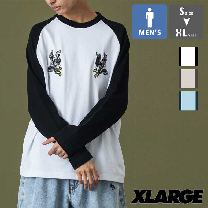 XLARGE（エクストラ ラージ） EAGLE RAGLAN L/S TEE イーグル ラグラン