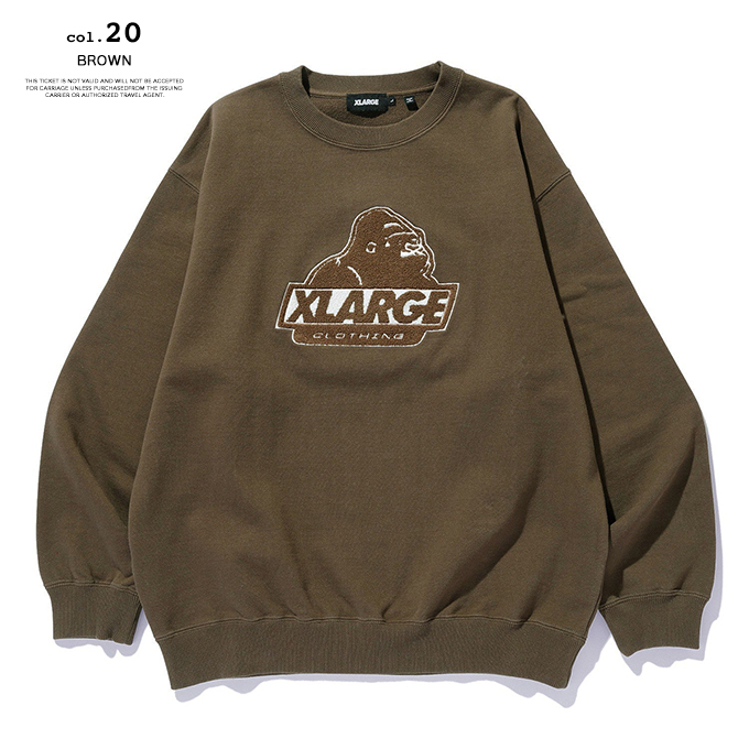 XLARGE（エクストラ ラージ） OLD OG CREWNECK SWEATSHIRT オールド OG