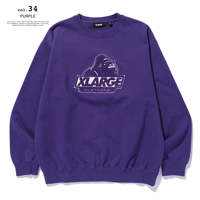 XLARGE（エクストラ ラージ） OLD OG CREWNECK SWEATSHIRT オールド OG