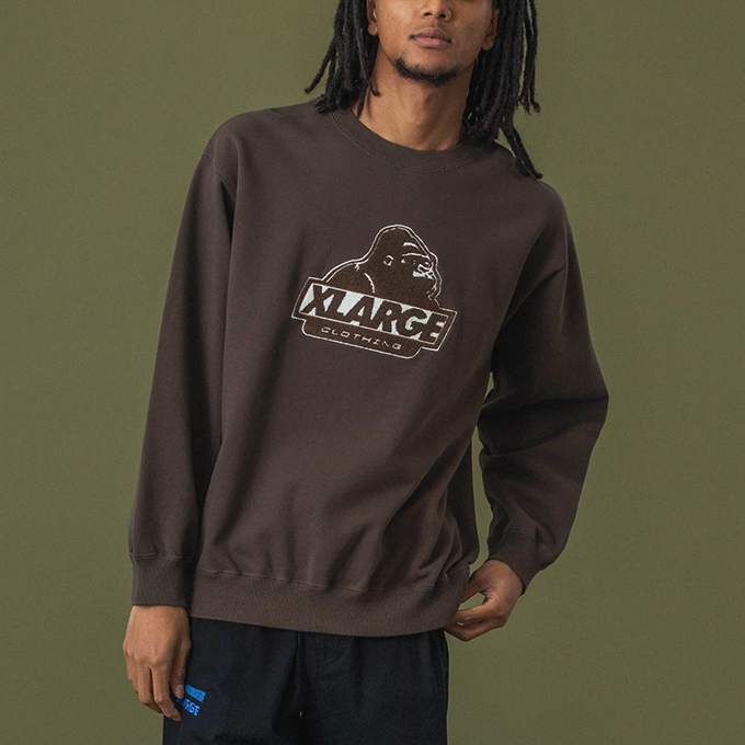 XLARGE（エクストラ ラージ） OLD OG CREWNECK SWEATSHIRT オールド OG