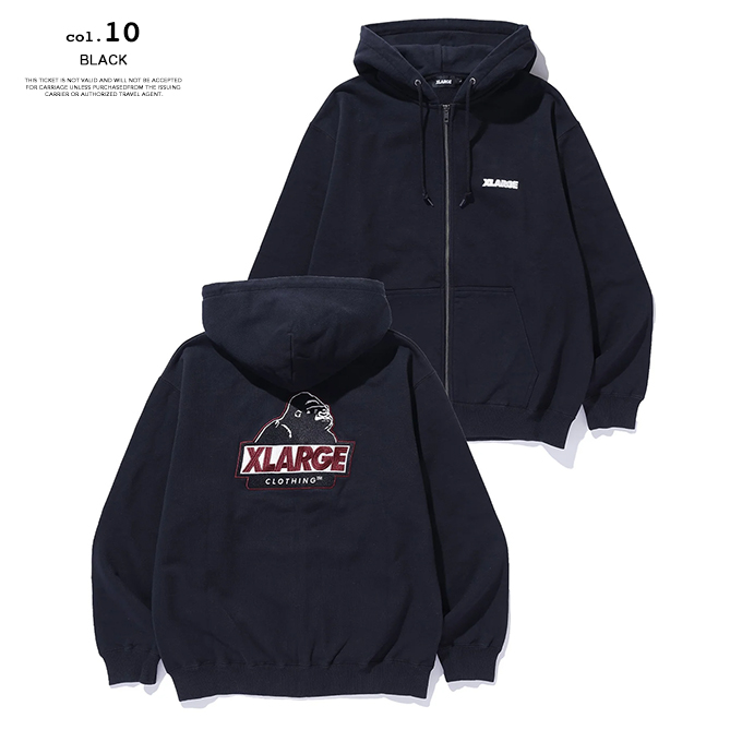 XLARGE（エクストラ ラージ） SLANTED OG ZIP HOODED SWEATSHIRT
