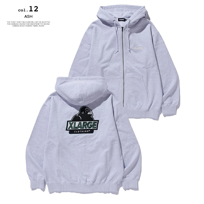 XLARGE（エクストラ ラージ） SLANTED OG ZIP HOODED SWEATSHIRT