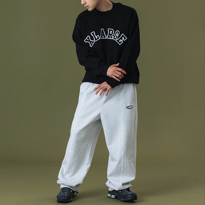 XLARGE（エクストラ ラージ） ARCH LOGO CREWNECK KNIT アーチロゴ